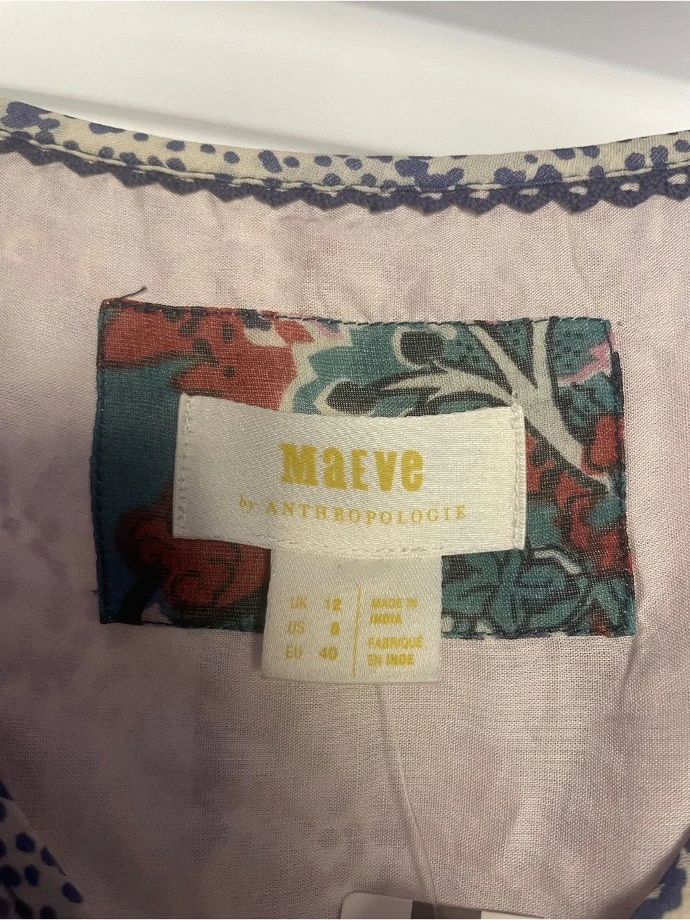 MAEVE(Anthropologie) Long Sleeve Print Maxi Dress NWT - Picture 3 of 6
